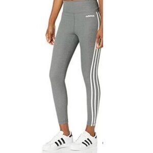 ✝️ adidas | LIKE NEW • Grey 3-Stripes Tights